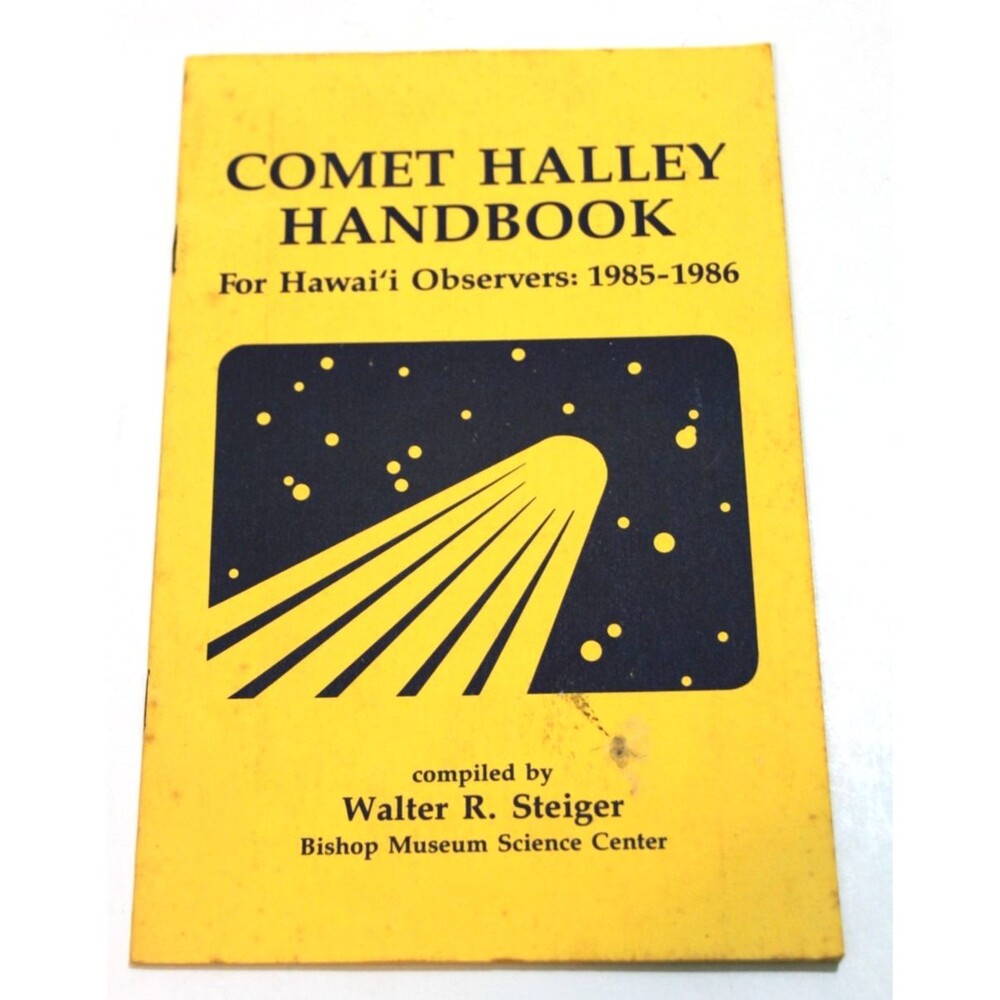 Comet Halley Handbook Hawaii Observers Guide 1985-1986 Walter R Steiger PB Book